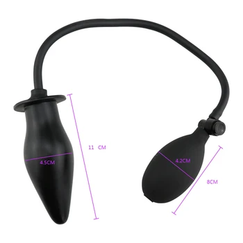Inflatable Anal Plug Expandable Dildo Pump Butt Plug Anal Dilator Bdsm Sex Toy Gay Prostate Massage For Anus Enlargement By Pump 4