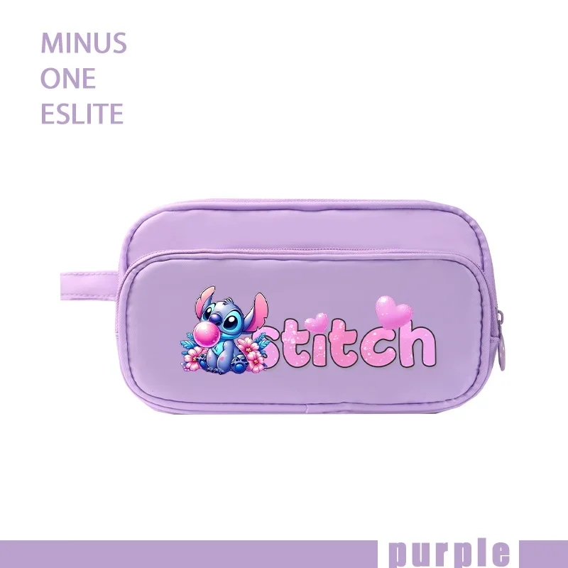 غرزة مقلمة الطالب الرسوم المتحركة سعة كبيرة متعدد الطبقات صندوق القلم حامل الكرتون الحقيبة طفل لوازم مكتبية حقيبة التخزين