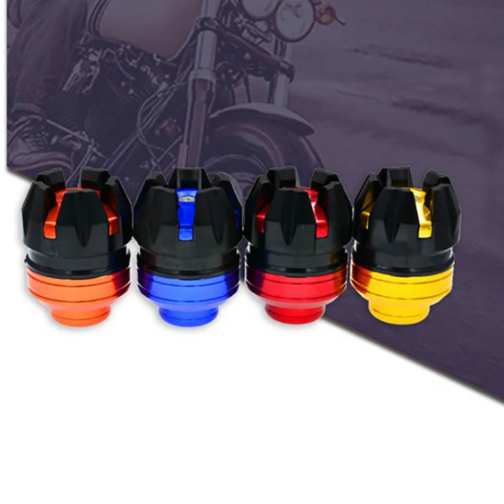 

1Pc Motorcycle Wheel Anti-fall Fork Cup CNC Aluminum Alloy Hexagonal Cup 15mm Inner Hole Frame Sliders Parts Bike Accessories