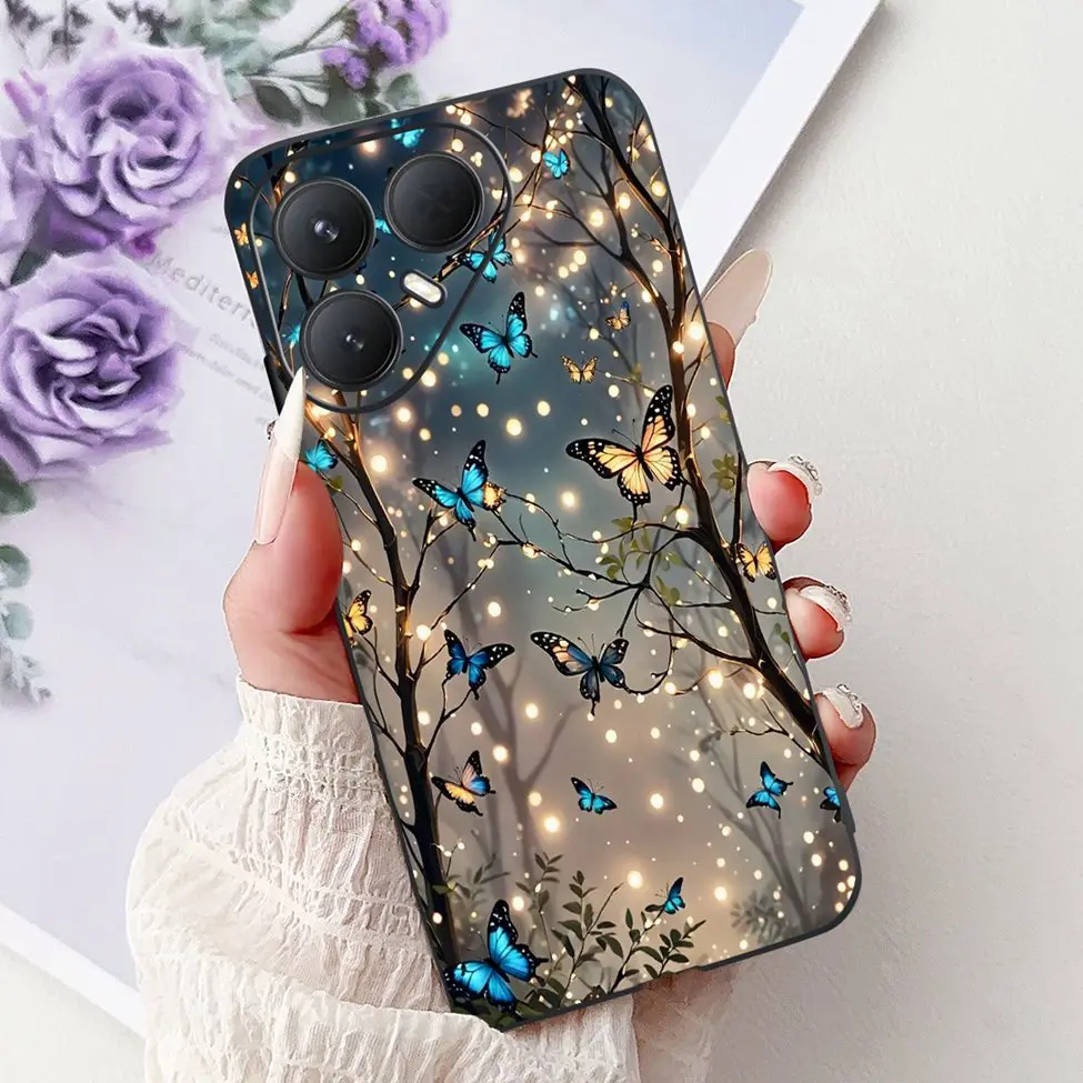Luxury Butterfly Love & Fashion Flowers Artistic Phone Case Cover Featuring Majestic Lion Design