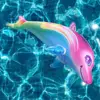 Dolphin Balloons Colorful Inflatable Dolphin PVC Material Multicolored Inflatable Dolphin Toy PVC Inflatable Toys 4