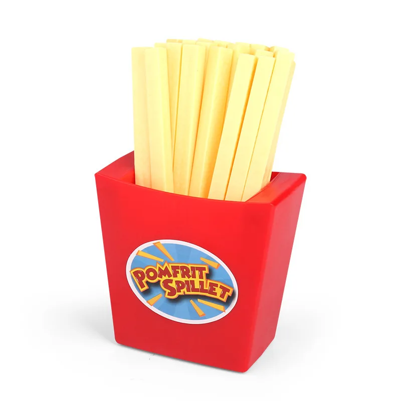 Tricky Board Game for Family Game Night Bounce French Fries Potato Chips Toy 2