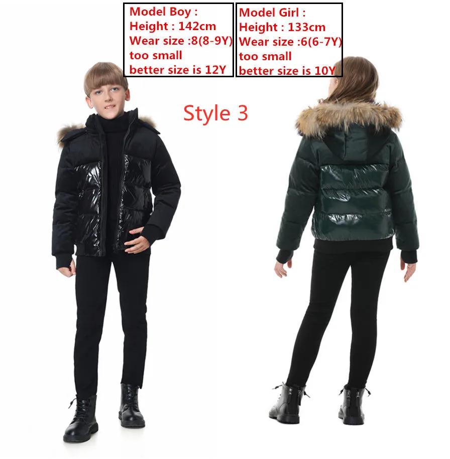 Down Jacket for Boys Girls Children's Winter Snow Wear