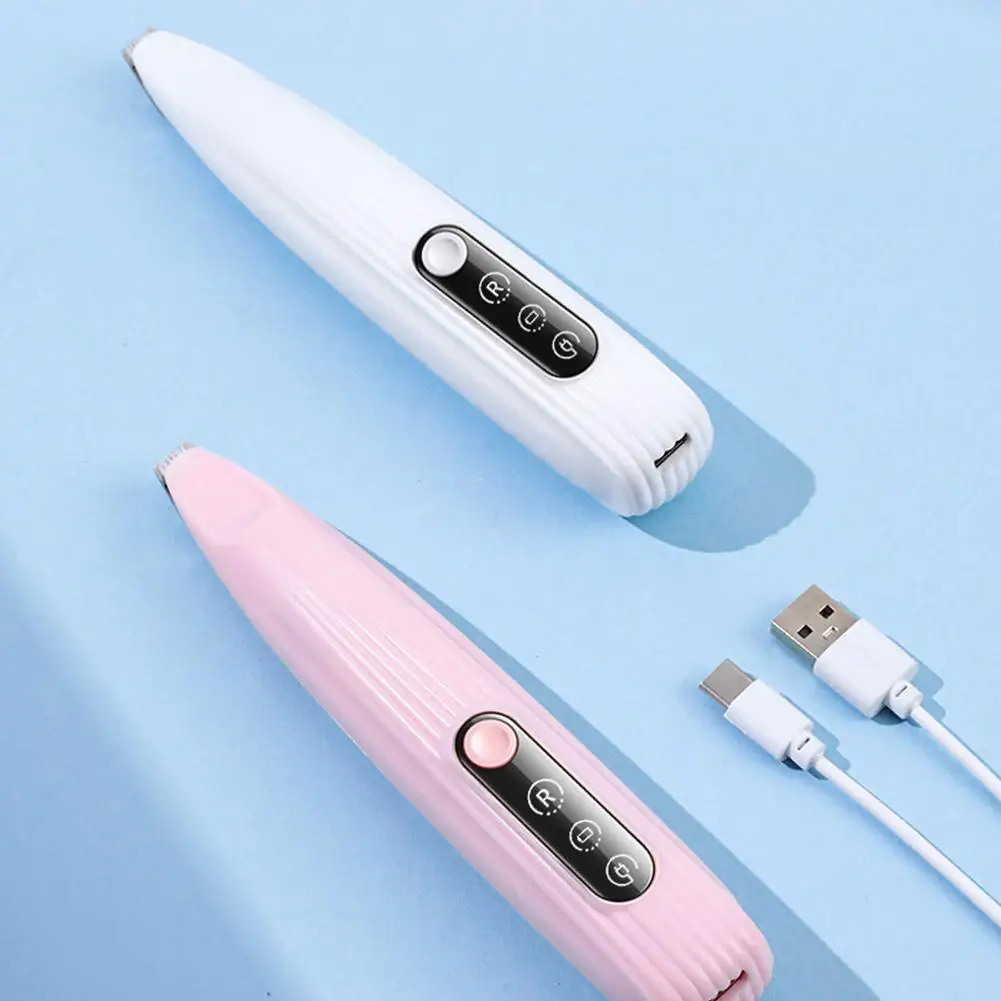 Pet Clipper Dog Hair Trimmer Pet Hair Trimmer Dog Clipper New Electric Dog Cat Hair Clippers Ear Eyes Paw Hair Cutter Trimmer USB Charging Pet Trimmer Pet Grooming Supplies