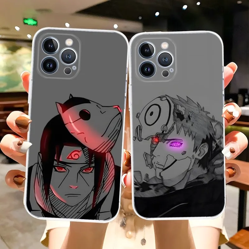 K Kakashis H Hatakes N Narutos Phone Case Transparent For Iphone 14 Pro Max 11 12 13 Mini 6 6s 7
