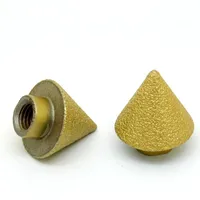 M14 diamant chanfrein routeur Bits Dia 38mm fraisage carrelage coupe marbre béton trou scie maçonnerie perçage couronnes outils de Construction 2