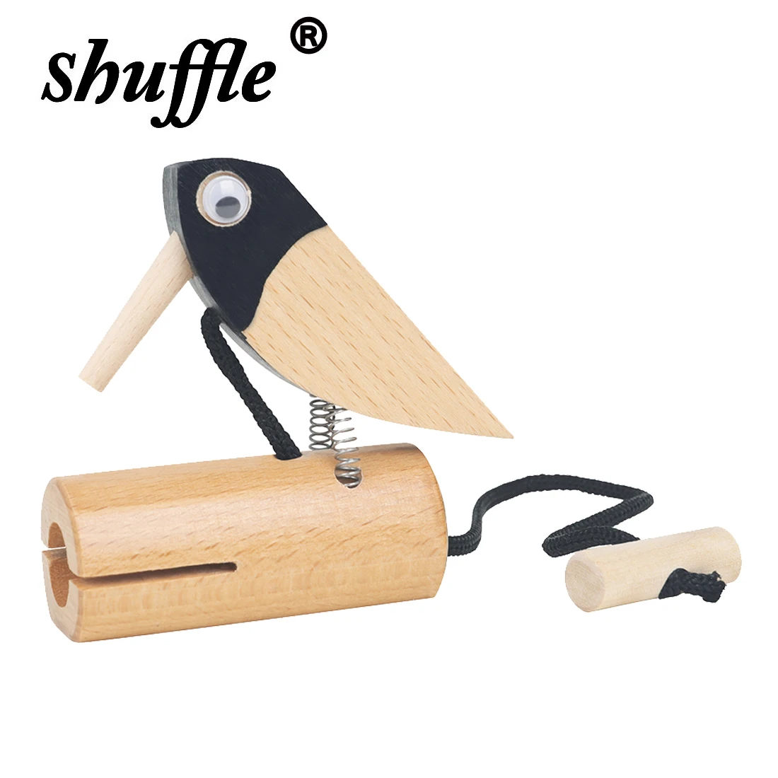 Orff Birdsong Birds Sound Cylinder Early Childhood Education Enlightenment Sound Effect Musical Instrument Woodpecker Bab Toys