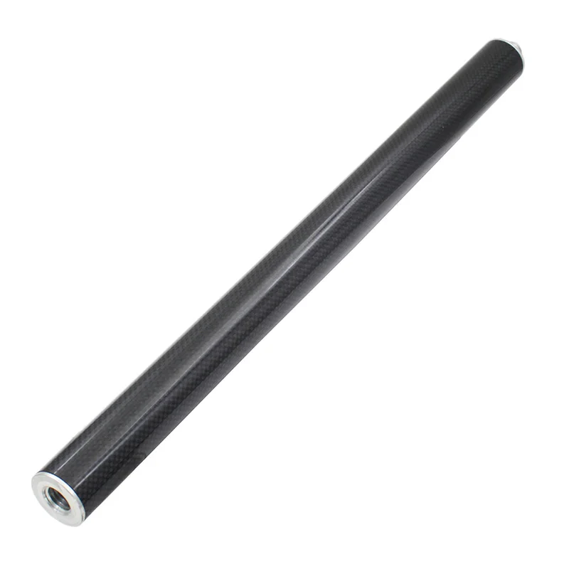 Black Carbon Fiber Measuring Rod Canopy Rod Diameter 32mm Length 45cm