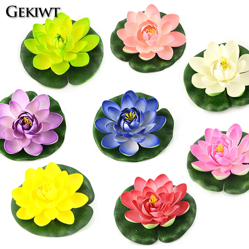 Elegant Floating Artificial Lotus Flowers - Decorative Water Lilies