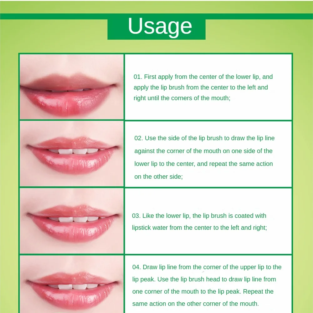 Color Changing Lipstick Water Moisturizing Discoloration Aloe Vera Lipstick Water Makeup Moisturizing Lip Gloss 1/2/10/50pcs lip gloss,lip makeup,lip glaze,lip tint,lip stain