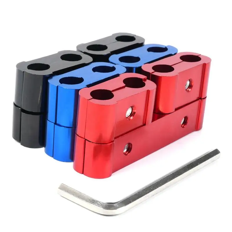 

Heater Hose Clamps 3PCS Automotive Ignition Wire Accessories Line Clamp With Four Hole Hose Divider Clip Fuels Line Clamp
