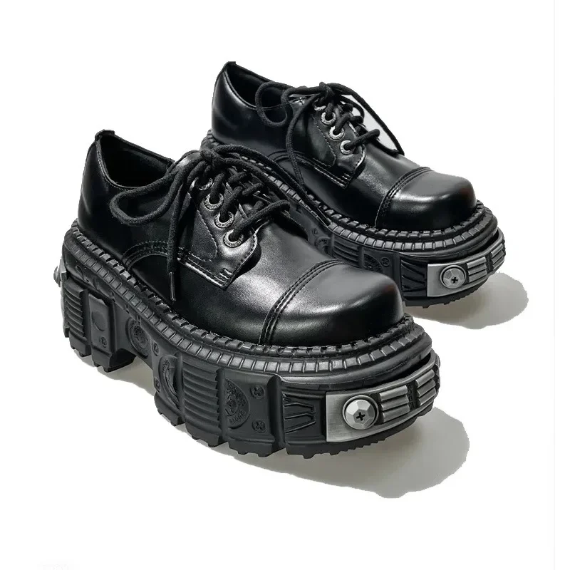 Punk Rock Punk Shoes Chaussure Punk Shoes NEW ROCK CRUST NEGRO