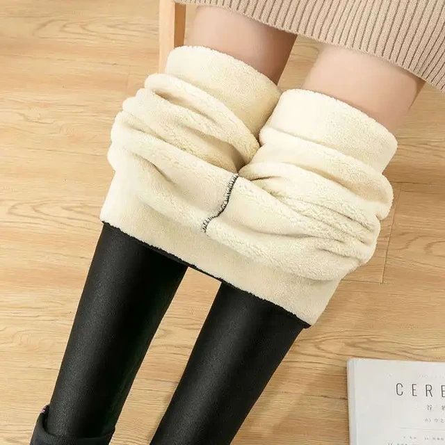 350-500g Fleece-lined Leggings for Warmth and Style -Perfect for Fall and  Winter Warm Outer Wear Women's High Waist Pencil Pants - AliExpress