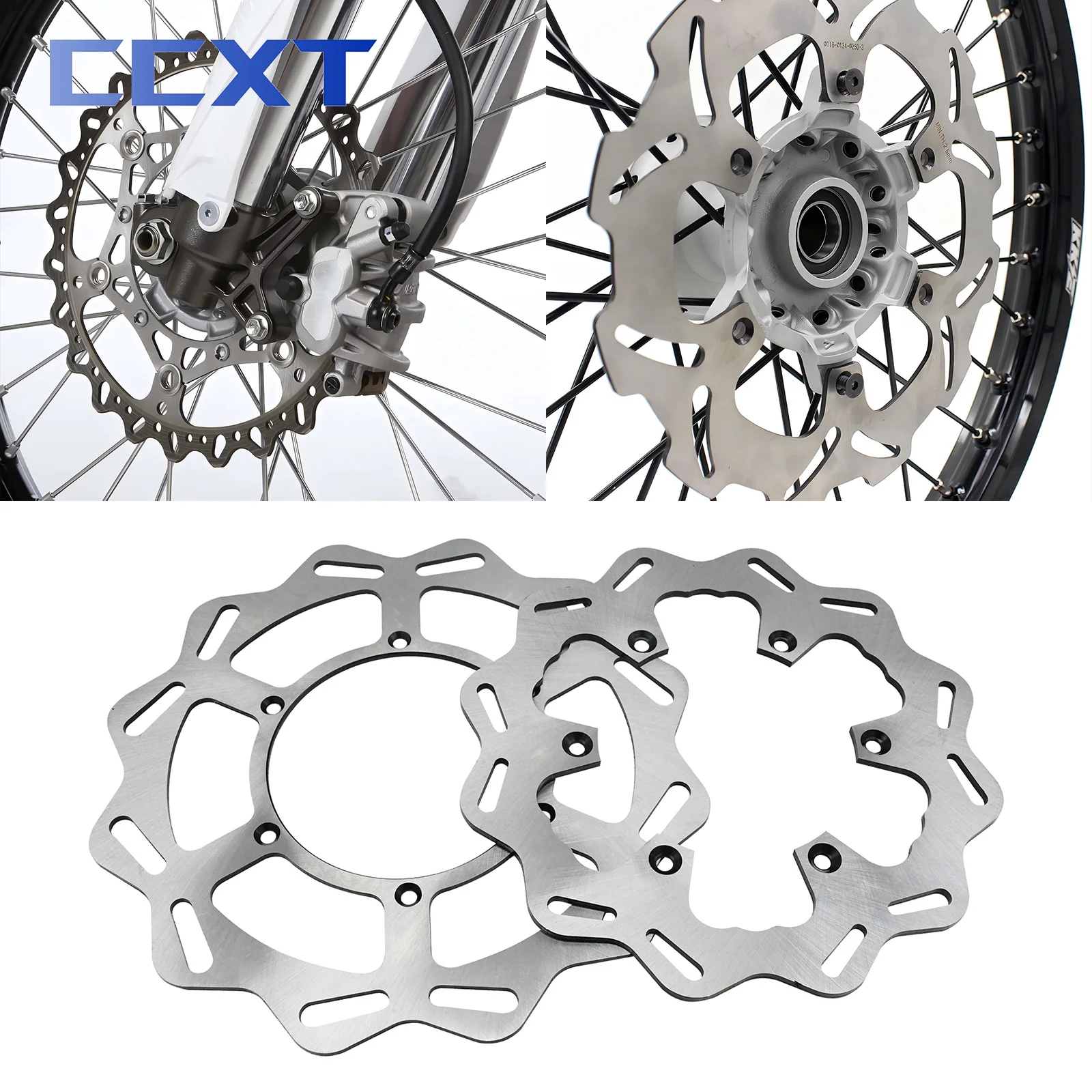 EBC MXS755 21-24 Yamaha YZ 125 2T  270 F/Rotor/240 R/Rotor Front Left MXS Sport Brake Pads main image 1