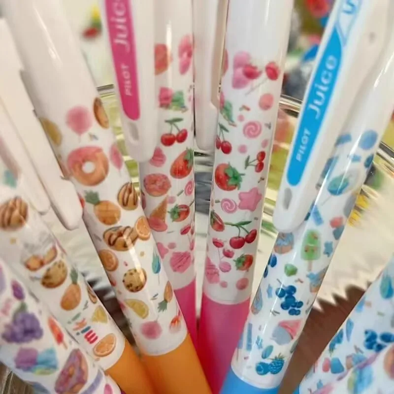 쥬스 젤 펜 디저트 킹덤 스페셜 에디션, 블랙 리필 일본 문구, 0.5mm, 1 개