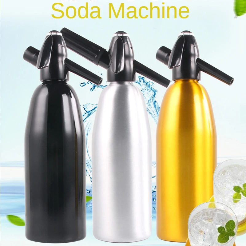 1L Soda Siphon CO2 Dispenser WATER Bubble Generator Cool Drink Cocktail