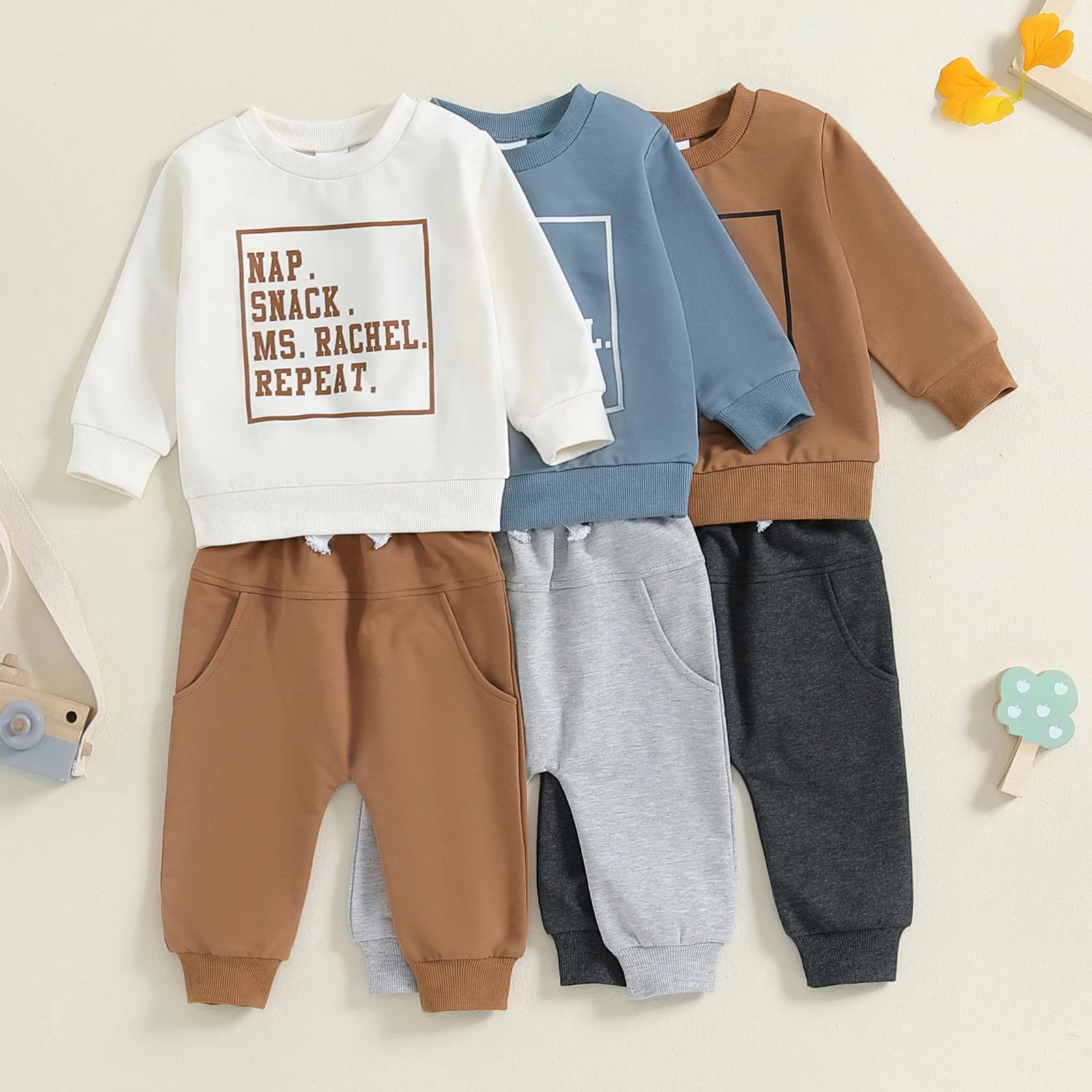 Boys Letter Print Fall Set 1