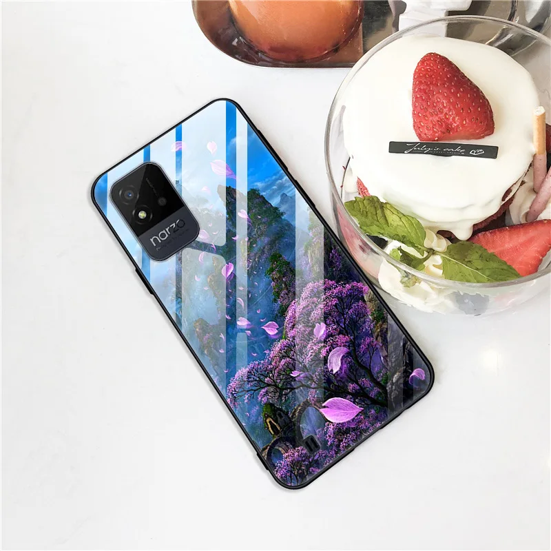 For Meizu Note 8 9 Case X8 M8 Tempered Glass Starry Marble Hard Back Cover for Meizu X8 / M8 Phone Cases Note8 Note9  Protective