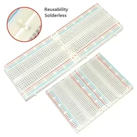 MB102 ZY-204 Solderless Breadboards 170/400/700/750/830/1600 Plug Holes Versatile Prototyping Circuit Testing Boards - Image 3