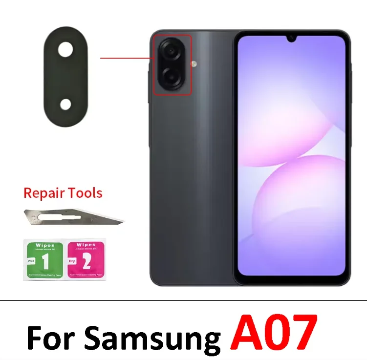 Premium Rear Camera Glass Lens with Adhesive