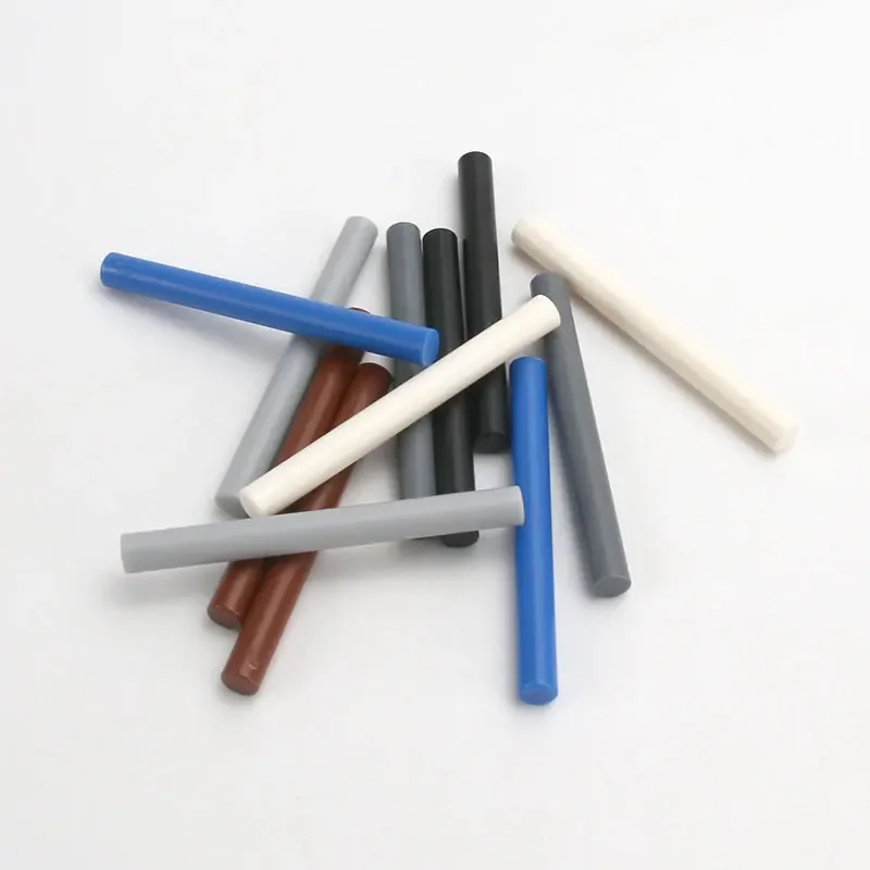 MOC 1x4 스터드 조립 입자 라운드 바 브릭, 호환 21462 30374 빌딩 블록, DIY 교육 하이테크 부품, 100 개