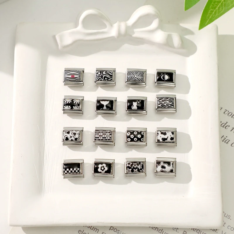 Y2K Punk Black Series 9MM Stainless Steel Bracelet