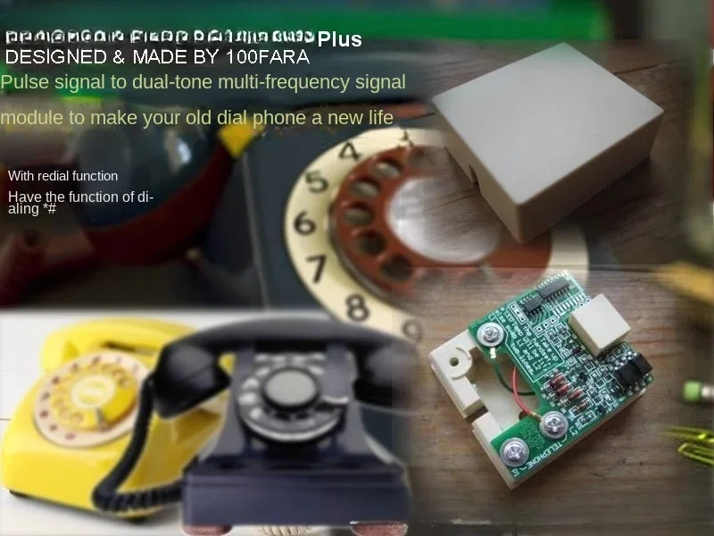 

Импульсный двухтоновый многочастотный преобразователь DTMF, нормальная версия старого циферблата, телефона/импульса, двойной модуль