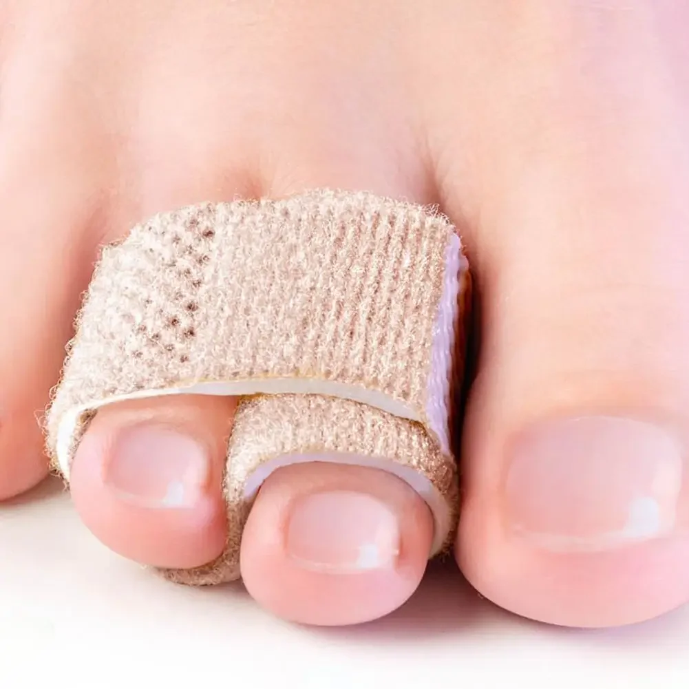 Toe Finger Straightener Hammer Tape Hallux Valgus Corrector Bandage Toe Separator Splint Wraps Foot Care Supplies 6/12/24/50Pcs