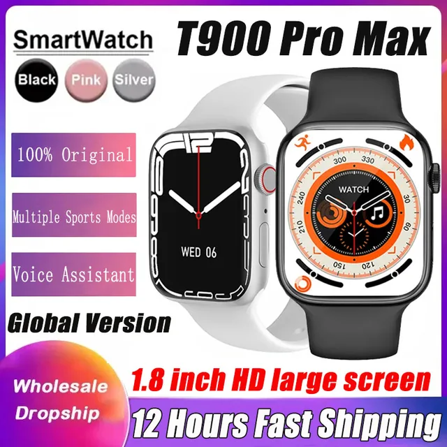 New Smart Watch Original IWO T900 Pro Max Series 8 Bluetooth Call 49mm Sport Fitness Tracker Smartwatch For Apple Android Phone 1
