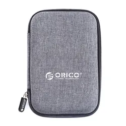 Compact and Durable Hard Drive Protective Case - Solid Color, Portable Storage Solution (Gray)
