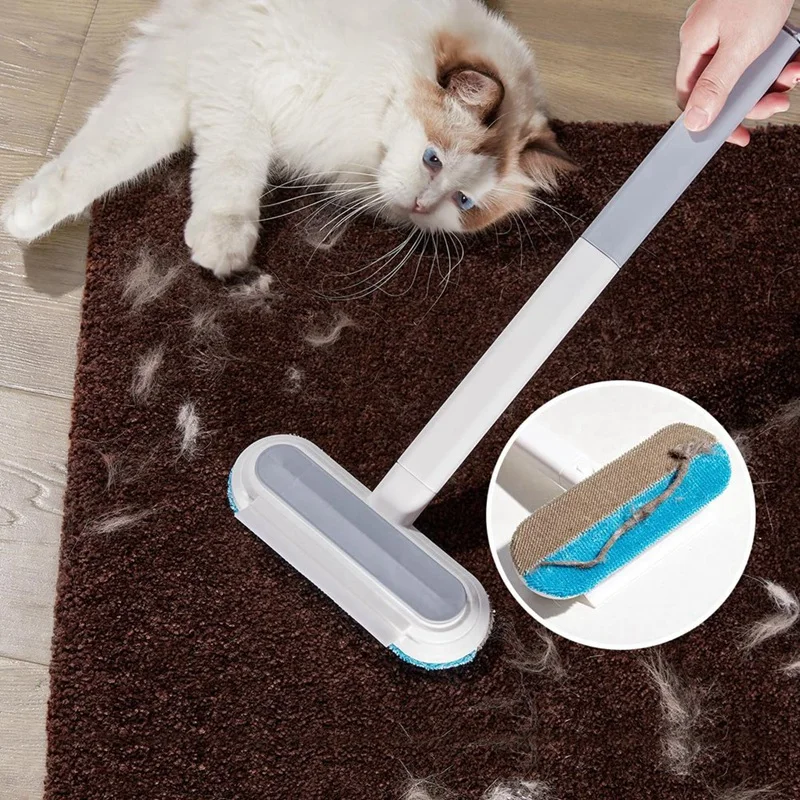 Cat Hair Remover Furniture, Reusable Roller, Pet Hair Removal Tool, Carpet Rake For Pet