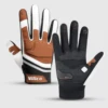 Motorcycle Gloves Black Racing Genuine Leather Motorbike White Road Riding Team Glove Men Summer Winter 1