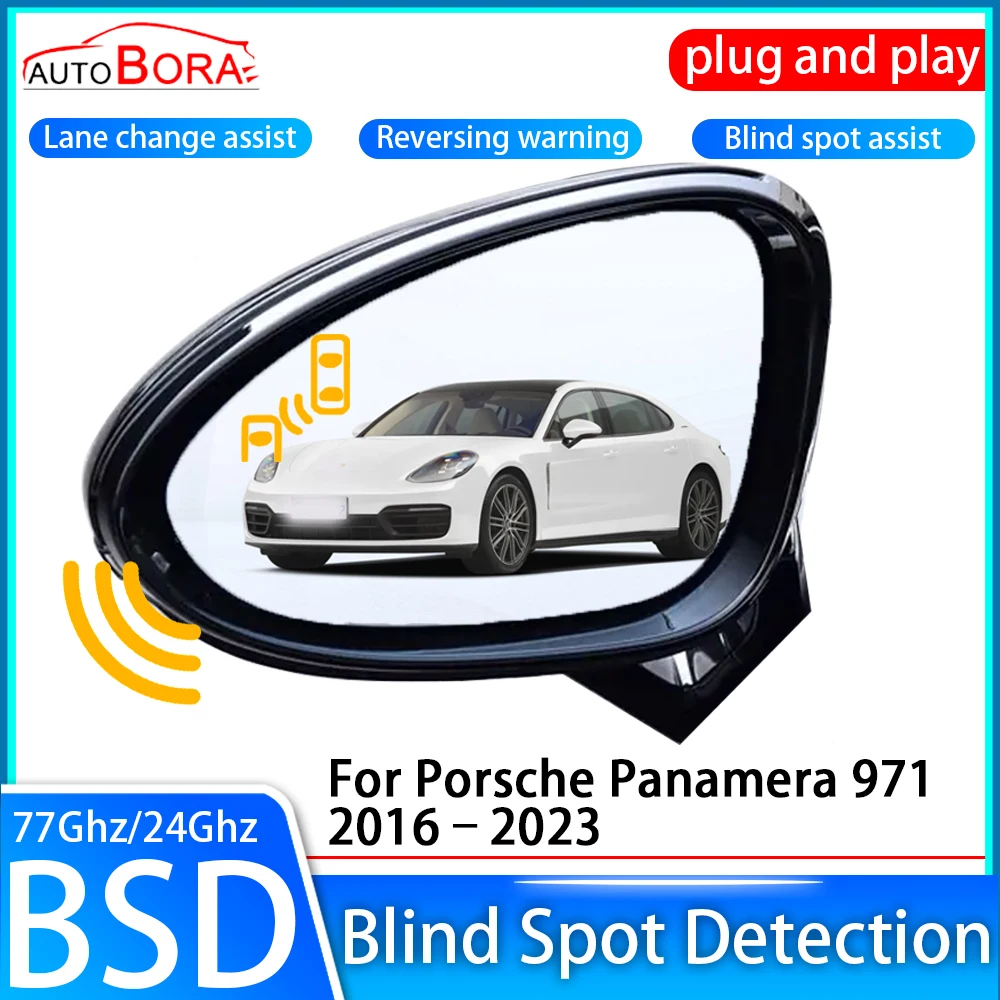 ZhuCamX Car Blind Spot Detection System BSD BSA Sensor Drive Rear Mirror Monitoring for Porsche Panamera 971 &ndash;