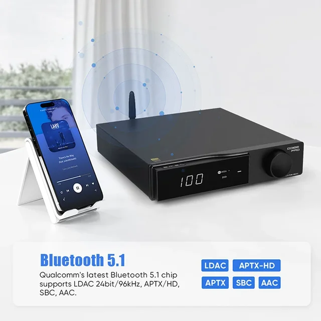 SMSL AO100 Bluetooth 5.0 パワーアンプ クラス Dアンプ SMSL AO100 Bluetooth 5.0 パワーアンプ クラス Dアンプ