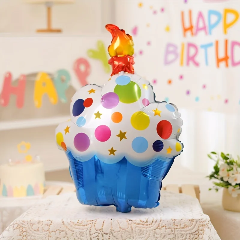 Jumbo Foil Cake Balloons Cartoon Bear Design Happy Birthday Party Decoration Kids Supplies Instagram Photo Props
