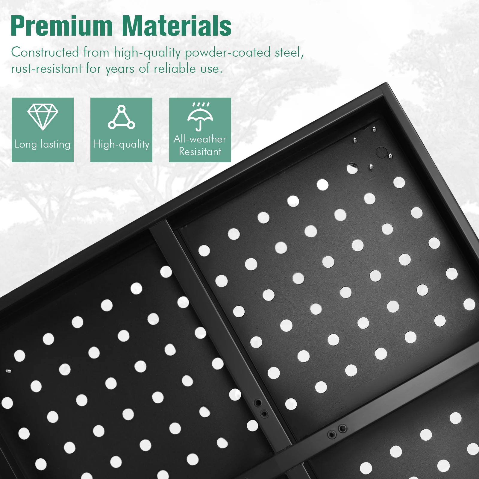 Umbrella Stand with Wheels Umbrella Holder Fillable Cantilever Umbrella Base for Outdoor Patio Garden Deck Poolside Lawn