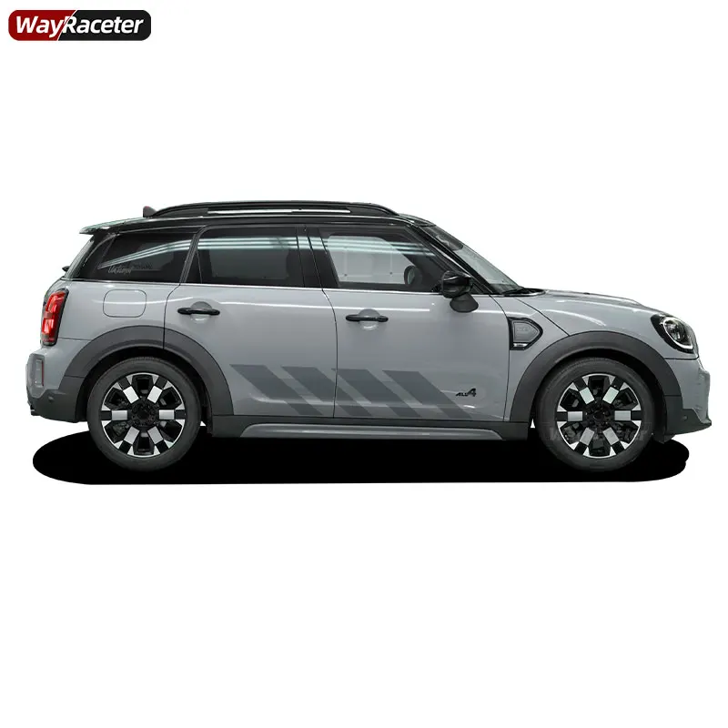 Adesivo Per Gonna Laterale Auto – Decalcomania In Vinile Nero Per Mini Cooper Countryman F60 (2017)