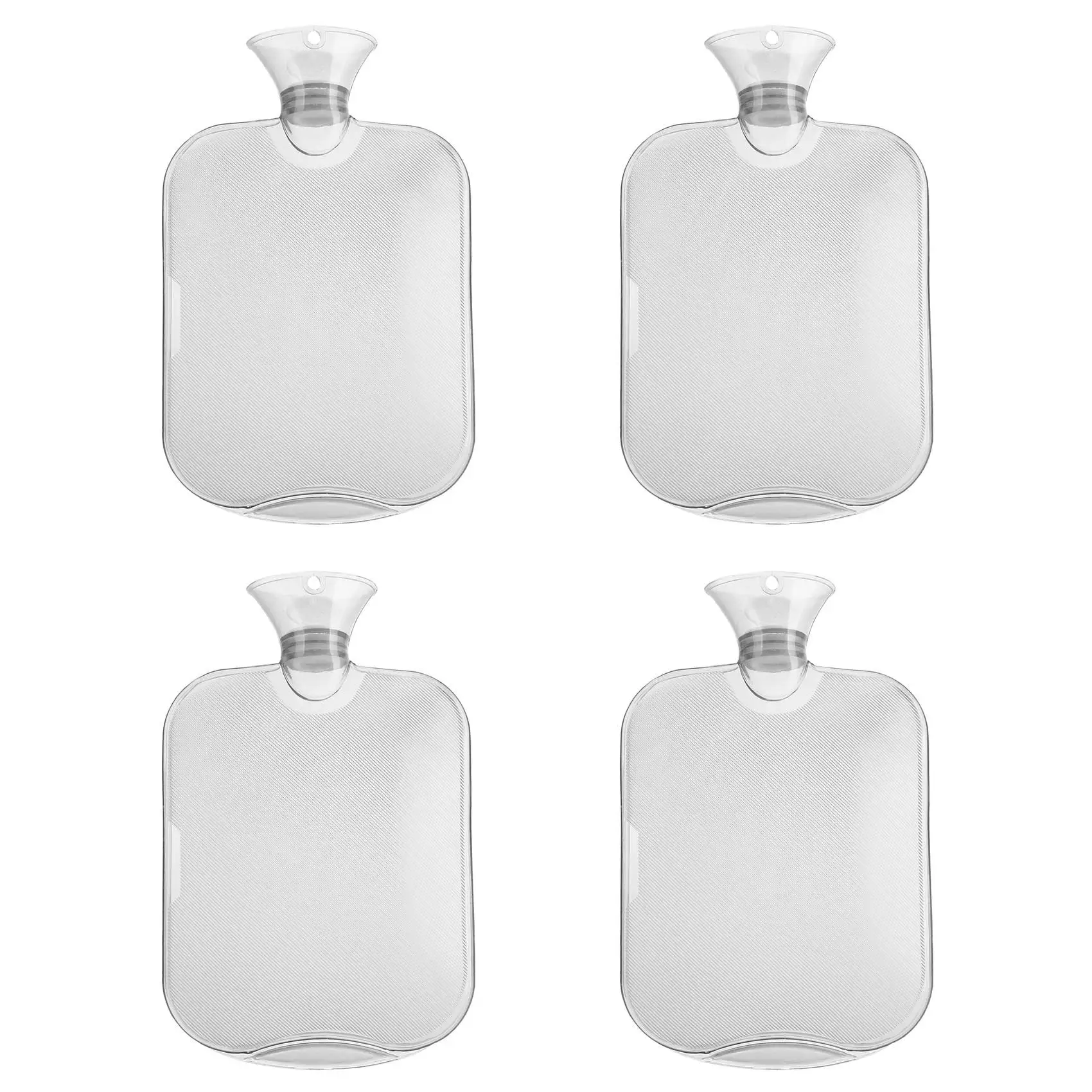 

2000Ml Portable Hot Water Bag Thick Water Hot Accessory Water Random Bags Hot Bottle PVC Warm Water Bag 4PCS