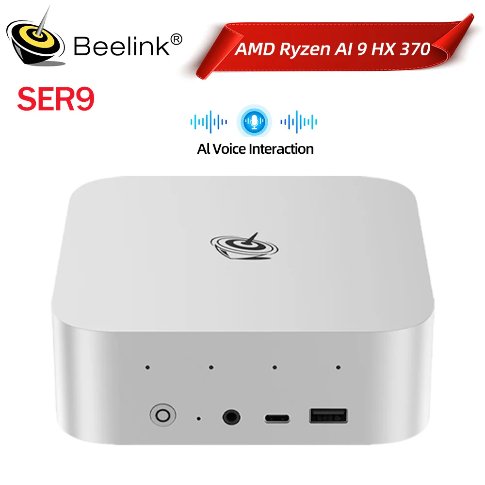 ミニPC Beelink SER9 Ryzen HX370 32G RAM 1TB SSD Amazon.com: Beelink SER9 Pro Mini Desktop PC with AMD Ryzen