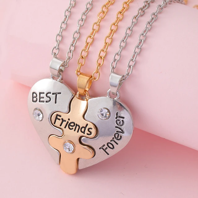 Stainless Steel Necklaces Not Sister By Blood But Sister By Heart Pendants  BFF Chains Necklace For Women Jewelry Best Friends