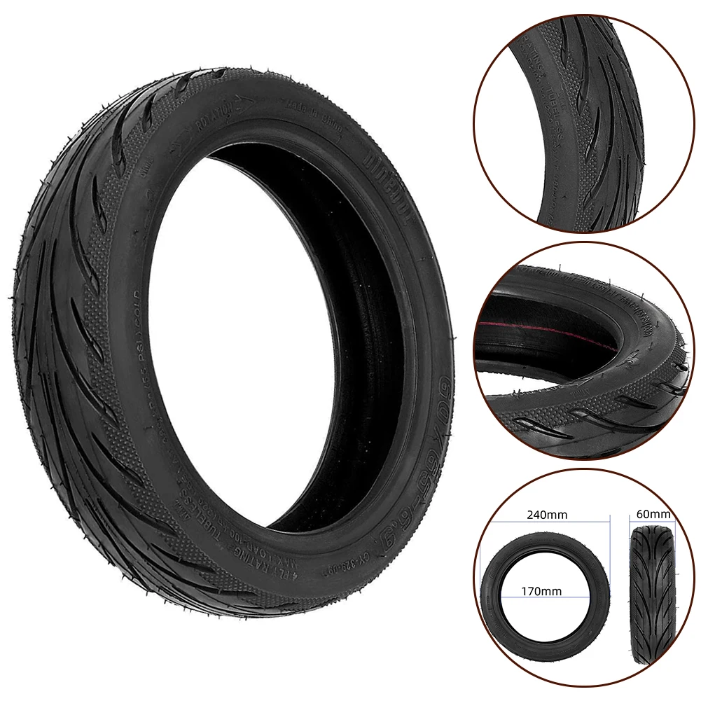 

10 Inch 60/65-6.9 Tubeless Tyre For Ninebot Max G2 G65 Electric Scooter Rubber Tire Replacement Electric Scooter Accessories