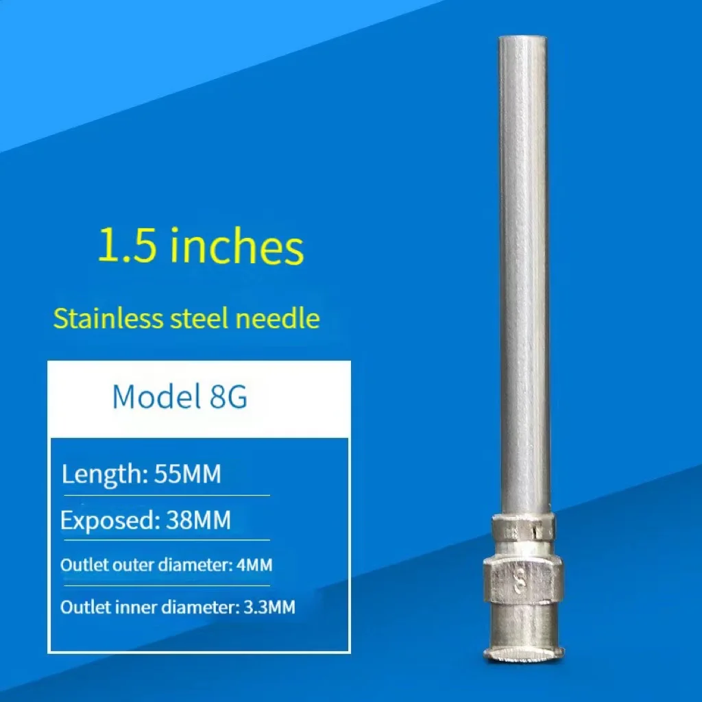1.5 inch needle tube exposed 38MM 8G to 19G stainless steel dispensing needle dispensing machine accessories Factory direct
