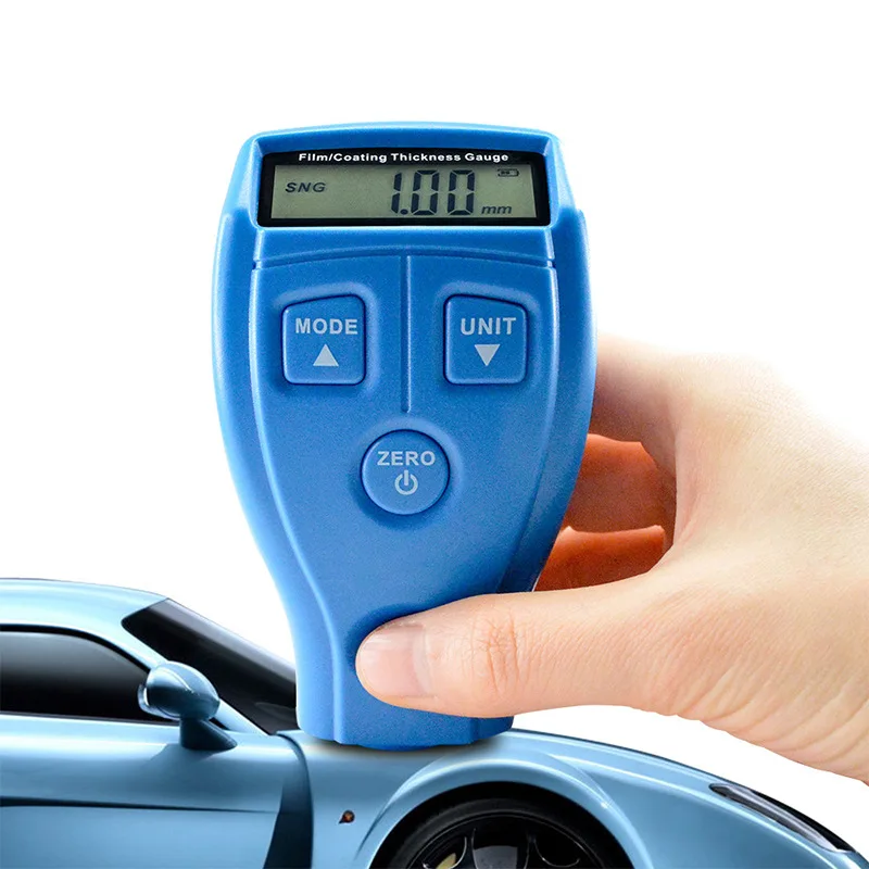 

Portable Mini Coating Thickness Gauge Digital Automotive Coating Car Film Painting Iron Varnish Thickness 0-1.80mm Width Meter