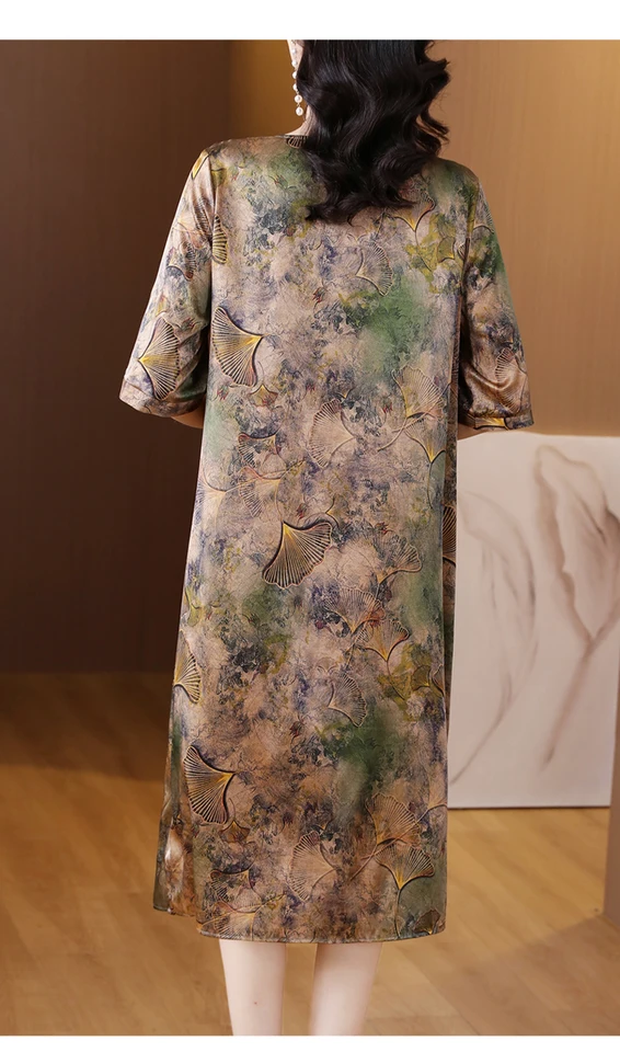 Vestidos Casuales Vestidos De Seda 2019 Vestido Midi De Seda Con