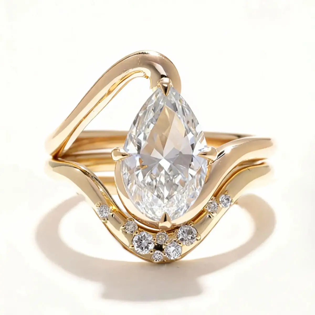 925 Sterling Silber Mode Einfache Wasser Tropfen Zirkon Ring Für Frauen, Verlobung, Hochzeit Luxus Hohe Qualität Edlen Schmuck – Detail 7