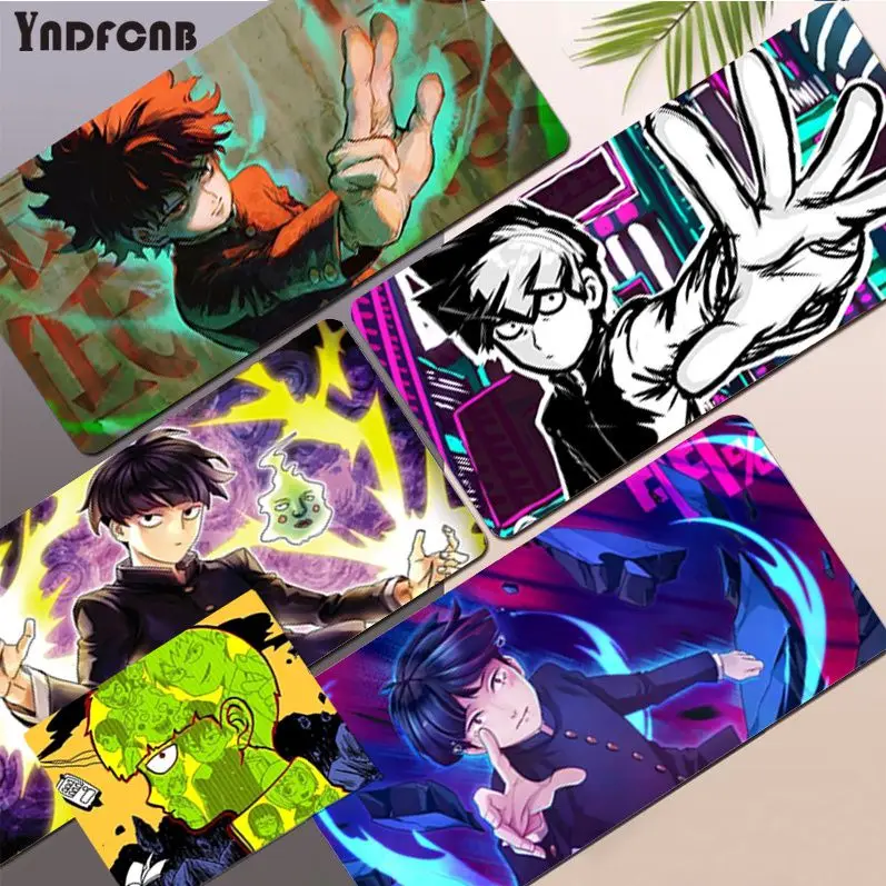 

YNDFCNB Mob Psycho 100 Mousepad New Rubber Mouse Durable Desktop Mousepad Size for Game Keyboard Pad for Gamer