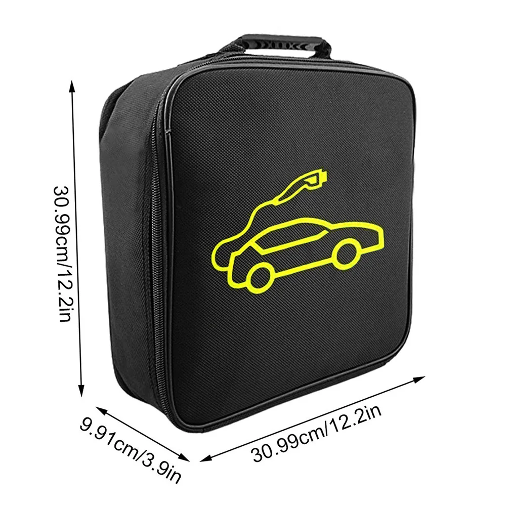 GKFLY EV Carry Bag Fire Retardant Storage Bag For Electric Vehicle Charger Charging Socket Waterproof Charge Equipment Container