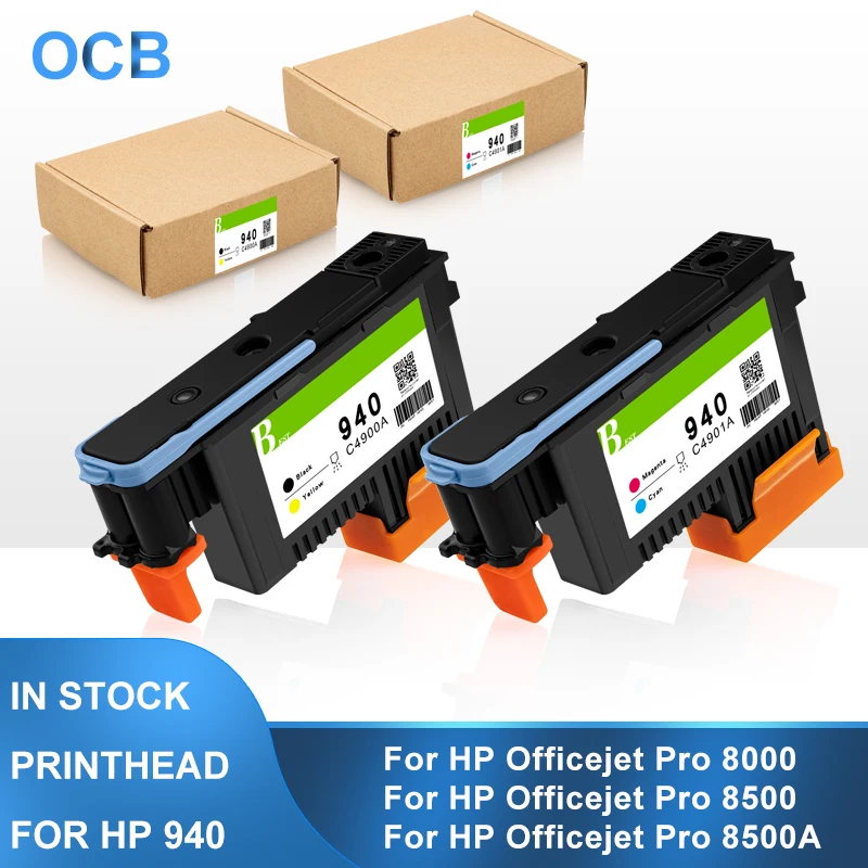 Cabeça de Impressão C4900a C4901a para Impressora hp para hp 940 Hp940 hp Officejet Pro 8000 8500 8500a bk y c m Pcs