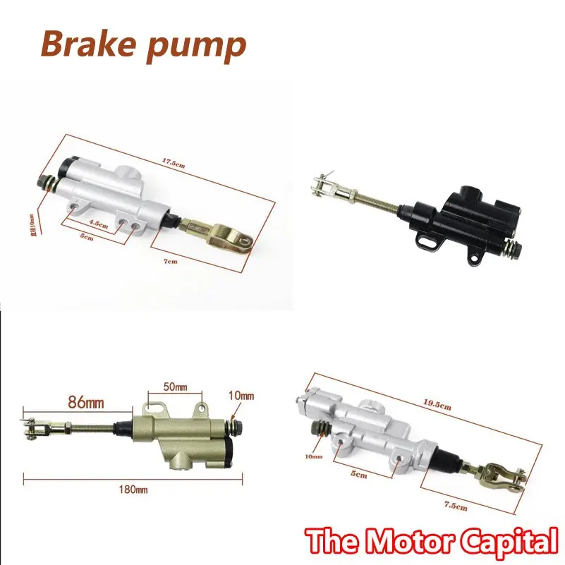 Насос главного цилиндра заднего ножного тормоза, 50-250 куб. См