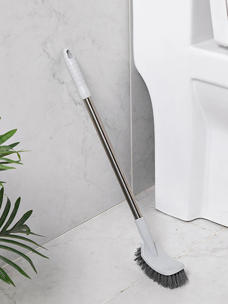 Stainless Steel Bathroom Brush with Plastic Handle